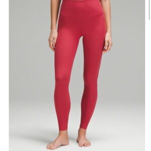 lululemon Align™ High-Rise Ribbed Pant 28" - Vintage Rose- Size 10